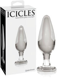 Icicles Nr. 26 - dop anal conic din sticlă (transparent) (05402850000) Dildo