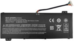 Acer Aspire A715-74G, Nitro AN515-54 helyettesítő új 4 cellás 58Wh, 3574mAh akkumulátor (AP18E8M)