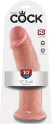 King Cock - dildo mare cu ventuză - 25cm - culoare naturală (05419660000) Dildo