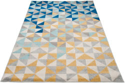  MATRIX sárga-kék mintás szőnyeg Méret: 180x260 cm (TA63137/E)