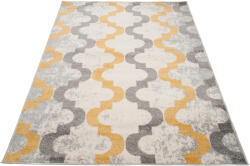  KATHY szürke-sárga mintás szőnyeg Méret: 180x260 cm (TA63128/E)