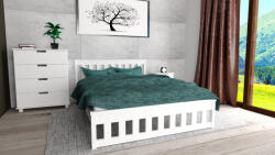 Komforttéka Ada Fehér fenyő ágykeret 120 + ajándék ágyráccsal + 100' ágyneműtartó fiókkal