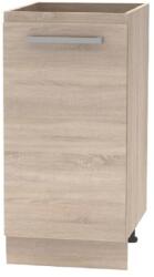 TEMPO KONDELA Alsószekrény 40 1DV, tölgy sonoma, NOVA PLUS NOPL-054-0S
