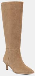 Lauren Ralph Lauren csizma velúrból Mckay Tl Hl bézs, tűsarkú, 802967811001 - bézs Női 40