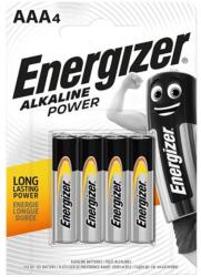 Energizer Elem, AAA mikro, 4 db, ENERGIZER "Alkaline Power (E300132607/E300132603) - nyomtassingyen