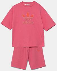 adidas Originals gyerek pamut melegítő szett rózsaszín, KA0222 - rózsaszín 110