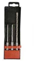 MTX 3db-os SDS-plus fúrófej szett 5-6-8mm (710939)