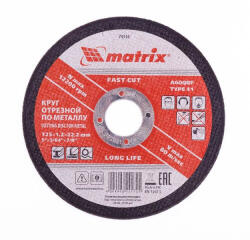 MTX vágókorong fém 125x1, 0x22, 23mm (743339)