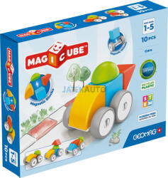 Geomag Magicube Blocks Recycled Cars 10 darabos mágneses építőjáték (308) - jatek-auto