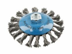 Högert Technik Fazékkorong, 100 mm, M14, acélhuzal 0, 3 mm (HT7D724) (HT7D724)