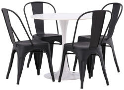  Étkezőgarnitúra Dallas 4589 (Fekete)