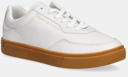 Tommy Hilfiger bőr sportcipő CASUAL CUPSOLE SNEAKER bézs, FW0FW08689 - bézs Női 38