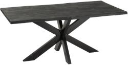 J-line Fekete mangó étkezőasztal J-line Gary 180 x 90 cm (J-23912)