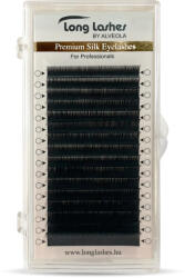 Long Lashes Extreme Volume Selyem műszempilla CC/0, 07-09mm (LLEVSCC8070009) - alveolashop