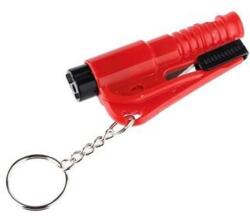 Carmotion Kulcstartó övvágóval és üvegtörő kalapáccsal