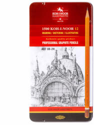 KOH-I-NOOR -i-noor 1502/2 Grafitceruza Art Szett Fémdoboz (i7130069000)
