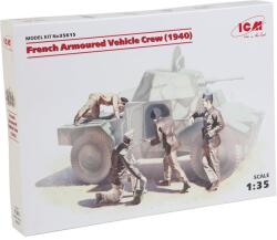 ICM - French Armoured Vehicle Crew (1940) 1/35 (35615) (35615)