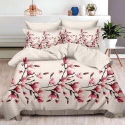 EmonaMall Двулицево спално бельо с ластик EmonaMall, 6 части - Модел S17914 (S17914-66666e)
