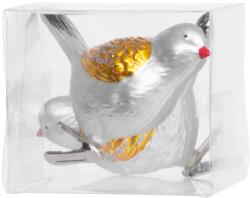 MagicHome Dísz MagicHome, madarak, 2 db-os csomag, karácsonyfára, 11 cm, Karácsonyra