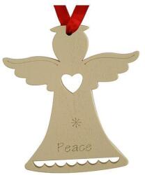 MagicHome Dísz MagicHome, Angyal PEACE, akasztható, 5 db-os csomag, Karácsonyra