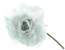  Virág MagicHome, bazsarózsa, zöld, szár, virágméret: 16 cm, virághossz: 24 cm, 6 db-os csomag