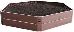  Virágágyás Strend Pro RB083, 132 x 25 cm, 250 l, PP, 6-részes, kiemelt