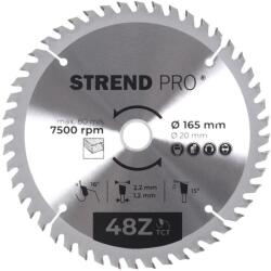  Tárcsa Strend Pro TCT, 165x2.2x20/16 mm, 48Z, fához, fűrész, SK lapkák