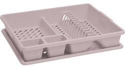 Keter Edényszárító Curver® 176040, konyhai edényekhez, bézs Lux, 45x38x8 cm
