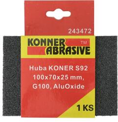 Konner Abrasive Szivacs KONNER P60, csiszolószivacs, 100x70x25 mm, AluOxide