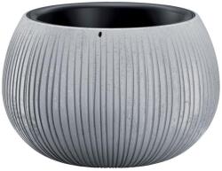 Kovotvar Virágcserép BETON Bowl, 29/19x20 cm, szürke