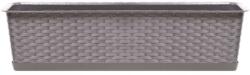 Prosperplast Virágcserép RATOLLA Case P 700, mokka, alátét