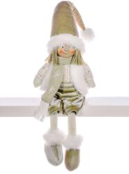 MagicHome Dekoráció MagicHome Karácsony, kisfiú aranyban, ülő, 33 cm