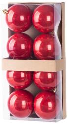  Gömbök MagicHome Karácsony, 8 db, piros, karácsonyfára, 7 cm