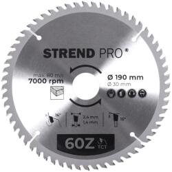 Tárcsa Strend Pro TCT, 190x2.4x30/20 mm, 60T, fához, fűrész, SK lapkák
