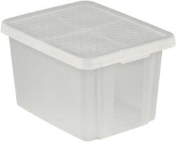 Keter Box fedővel Curver® ESSENTIALS 26 liter, átlátszó, 44x34x27 cm