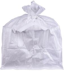  BigBag zsák TSF2, 68x35x46 cm, PP, 2 fül, fehér, zsinóros zsák, lapos aljú, max. 100 kg, kerti