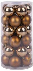 MagicHome Gömbök MagicHome Karácsony, 30 db, réz, vegyes, karácsonyfára, 6 cm