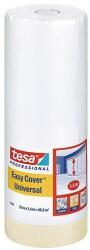 Tesa® Takarófólia tesa® Pro Easy Cover® Universal, 1400 mm, H-33 m, festő, ragasztószalaggal, átlátszó, ta