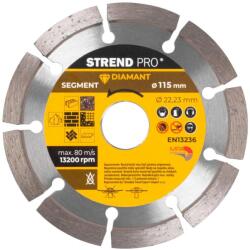 Strend Pro Tárcsa Strend Pro 521A, 115 mm, gyémánt, szegmentált
