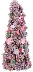MagicHome Karácsonyfa MagicHome Karácsonyi, díszített, rózsaszín, 40 cm