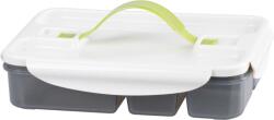 MagicHome Ételhordó MagicHome, szögletes, rekeszes, 1000 ml, 170x235x55 mm
