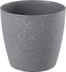 Strend Pro Virágcserép Strend Pro Stone, 23x20, 5 cm, szürke, kő hatású