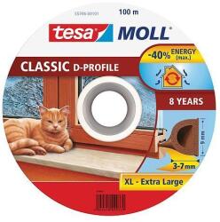 Tesa® Tömítés tesamoll® D profil, 9 mm, barna, L-100 m, ablakokhoz és ajtókhoz