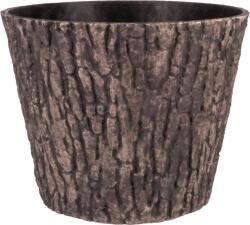 Virágcserép Strend Pro Woodeff, 37, 5x30 cm, diófa színű, fa hatású