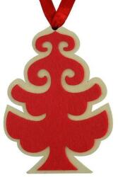 MagicHome Dísz MagicHome, Fenyőfa, akasztható, 5 db-os csomag, Karácsonyra