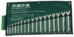 Honiton Kulcs készlet HONITON 1517HCWPE, villás, 17 részes, 6-22 mm
