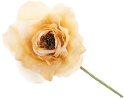  Virág MagicHome, bazsarózsa, arany, szár, virágméret: 16 cm, virághossz: 24 cm, 6 db-os csomag