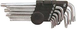 Strend Pro HK0042 csavarkulcs készlet, 9 részes, T10-T50, Torx, csőkulcs