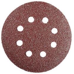Konner Abrasive Csiszolókorong KONNER D38, 125 mm, P80, lyukakkal, csiszoló, kerek, csomag 10 db