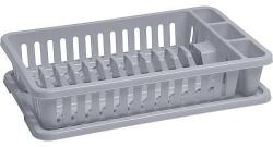 Keter Edényszárító Curver® 173415, konyhai edényekhez, szürke Lux, 42x26.5x8.8 cm